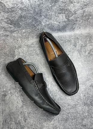 Чоловічі шкіряні мокасини / лофери bally (made in italy) оригінал