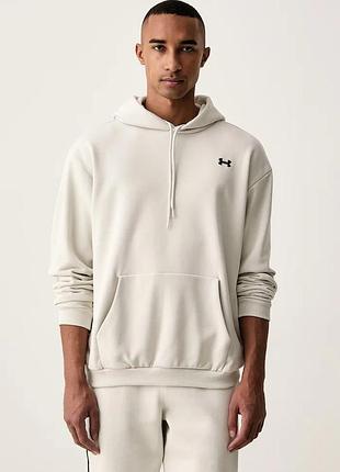 Urbanshop com ua under armourкофта з капюшоном чоловіча з бавовною icon біла 6013470 розміри запитуйте