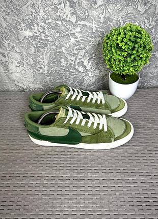 Nike blazer low 77 кроссовки кеды 44 размер спортивные зеленые