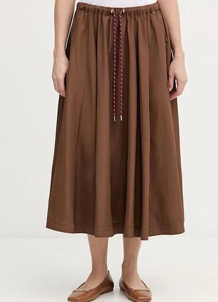 Urbanshop com ua ouiспідниця oui колір коричневий midi розкльошена 96652 розміри запитуйте