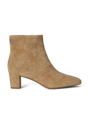 Urbanshop com ua lauren ralph laurenзамшеві черевики lauren ralph lauren demi колір бежевий каблук блок 802974504001 розміри