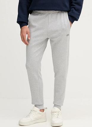 Urbanshop com ua lacosteспортивні штани чоловічі з бавовною сірі regular waist xh9583 розміри запитуйте