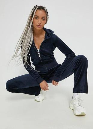 Urbanshop com ua juicy coutureкофта juicy couture женская цвет синий однотонная размеры запитуйте