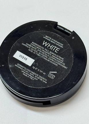 Тіні для повік stefania d’alessandro make-up matte eyeshadow компактні матові відтінок white 3