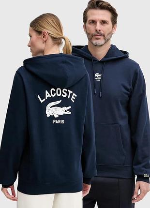 Urbanshop com ua lacosteкофта з капюшоном бавовняна темно-синя sh2740 розміри запитуйте