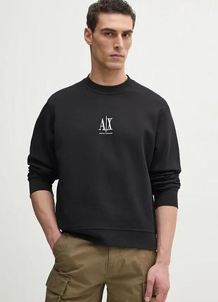 Urbanshop com ua armani exchangeкофта armani exchange мужская цвет черный с аппликацией xm000368 af10818 размеры запитуйте