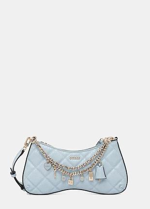 Urbanshop com ua guessсумочка жіноча зі штучної шкіри libby блакитна hwgg99 12180 розміри запитуйте