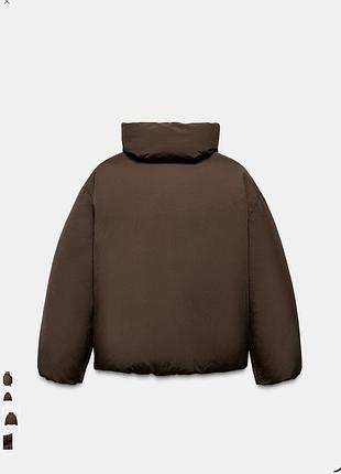 Куртка пуховік zara 7