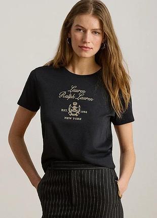 Urbanshop com ua lauren ralph laurenфутболка женская хлопковая черная 200p13943 размеры запитуйте