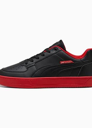 Кроссовки-кеди мужские puma formula 1® caven 2.0 men's sneakers 308658 01 (черные, синтетика, повседневные, бренд пума)
