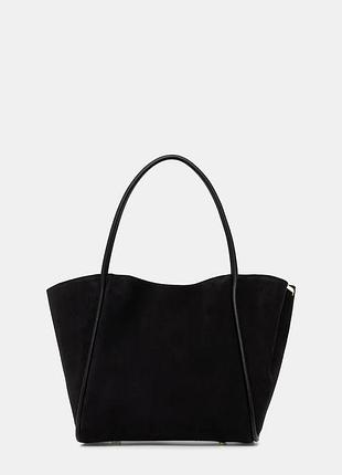 Urbanshop com ua answear.labсумка-шоппер женская замшевая черная размеры запитуйте