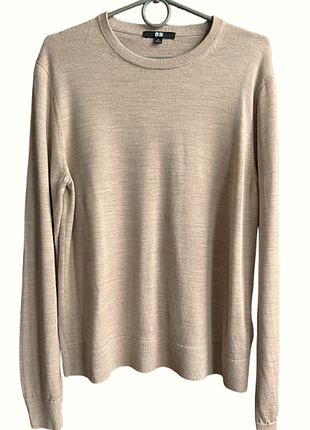 Базовый джемпер из шерсти uniqlo р. м