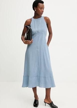 Urbanshop com ua answear.labсукня с добавлением льна answear.lab midi расклешенная размеры запиту