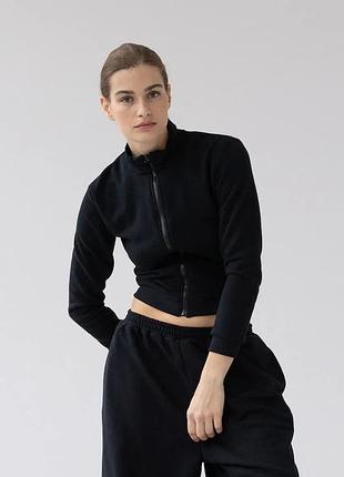 Urbanshop com ua muuv.muuv кофта, которая расстегивается женская с хлопком le pump черная размеры запитуйте