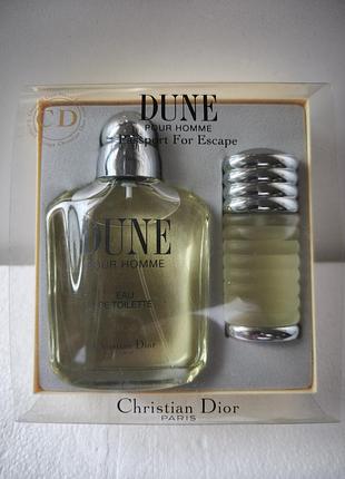 Dune christian dior. pour homme 100 ml. &amp; 20 ml eau de toilette
