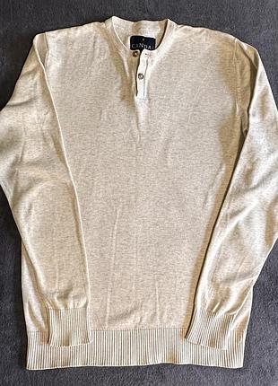Чоловічий світшот c&a (canda) бежевий бавовняний розмір m