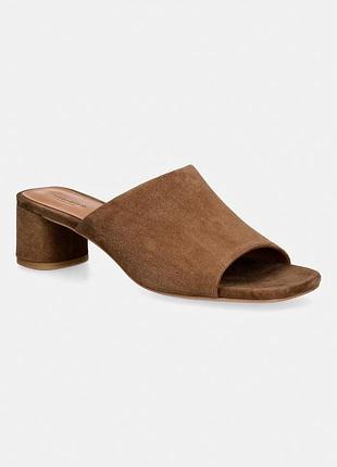 Urbanshop com ua vagabond shoemakersшльопанці на каблуку жіночі замшеві piper коричневі 5921-240-89 розміри запитуйте
