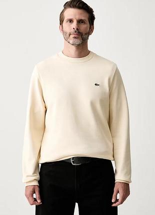 Urbanshop com ua lacosteкофта мужская хлопковая бежевая sh9801 размеры запитуйте
