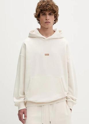 Urbanshop com ua hugo blueкофта з капюшоном чоловіча бавовняна nazardo бежева 50510724 розміри запитуйте