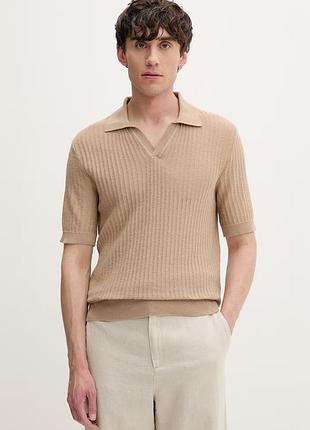 Urbanshop com ua hugoполо-свитер мужской с хлопком seemant бежевый 50564219 размеры запитуйте