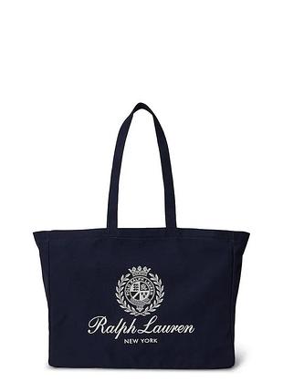 Urbanshop com ua polo ralph laurenтканинна сумка жіноча бавовняна темно-синя 405p16989 розміри запитуйте