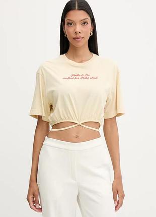 Urbanshop com ua pinkoфутболка жіноча бавовняна жовта 106871 a3bm розміри запитуйте