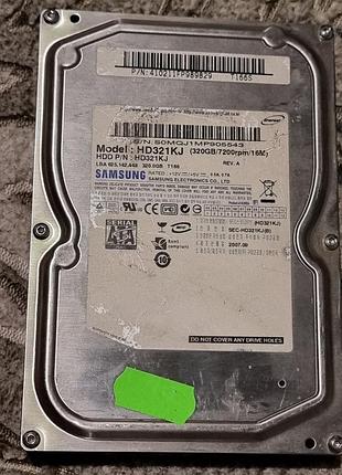 100% hdd 3.5 320 гб samsung hd321kj 7200 60.2/61.1 жорсткий диск самсунг