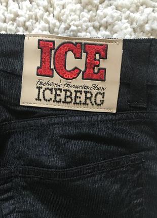 Чорні велюрові штани iceberg7 фото