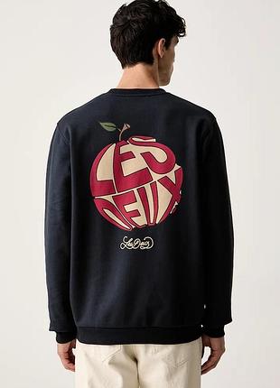 Urbanshop com ua les deuxкофта з капюшоном чоловіча бавовняна orchard темно-синя 1002489 розміри запитуйте