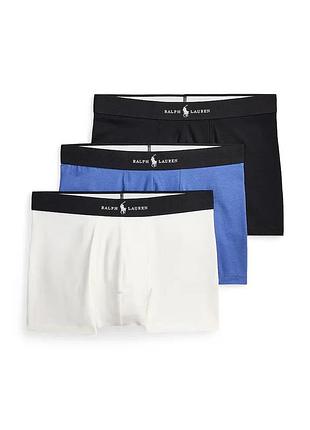 Urbanshop com ua polo ralph laurenбоксери чоловічі з бавовною 3 шт. білі 714965507 розміри запитуйте