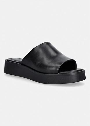 Urbanshop com ua vagabond shoemakersшльопанці на платформі жіночі шкіряні danya чорні 6104-101-92 розміри запитуйте