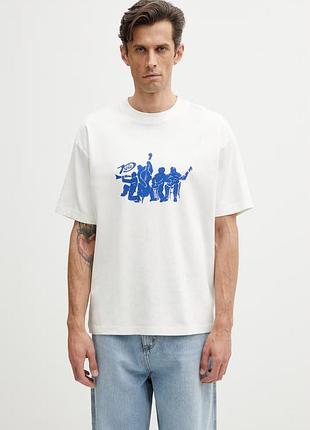 Urbanshop com ua drôle de monsieurфутболка чоловіча бавовняна musiciens бежева k-ts306-co002-ow розміри запитуйте