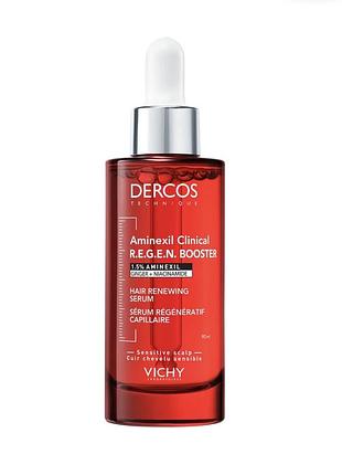 Лосьйон vichy dercos aminexil clinical r.e.g.e.n. booster hair renewing serum