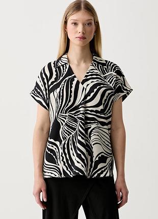Urbanshop com ua joseph ribkoffблузка жіноча чорна рослинна 262255 розміри запитуйте