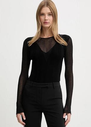 Urbanshop com ua pinkoблузка з додаванням вовни pinko колір чорний однотонна 106320 a34b розміри запитуйте