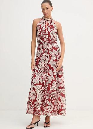 Urbanshop com ua ouiлютное платье с вискозой красная цветы 97495 размеры запитуйте