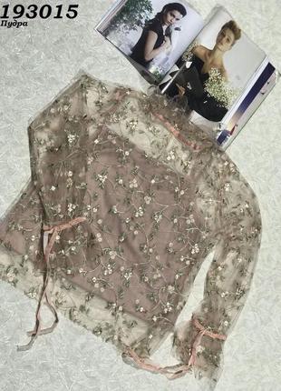 ⛔прозрачная блуза сетка без майки1 фото
