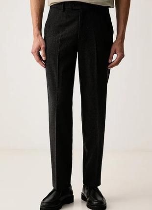 Urbanshop com ua lindberghштани чоловічі з додаванням вовни чорні regular waist 30.006904 розміри запитуйте