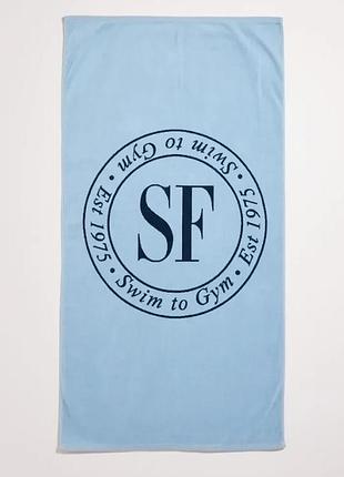 Urbanshop com ua seafollyпляжний рушник бавовняний heritage блакитний 72212-tl розміри запитуйте
