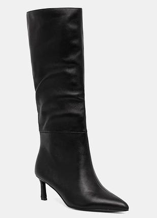 Urbanshop com ua steve maddenшкіряні чоботи steve madden lavan колір чорний на шпильці 11003290 розміри запитуйте