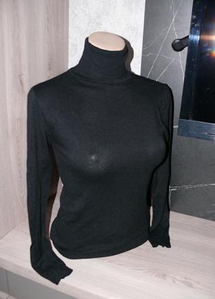 Чорний гольф светр 3