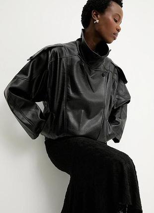 Urbanshop com ua answear.labкуртка oversize жіноча з імітації шкіри чорна розміри запитуйте