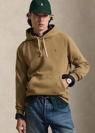 Urbanshop com ua polo ralph laurenкофта з капюшоном чоловіча з бавовною коричнева 710766778 розміри запитуйте