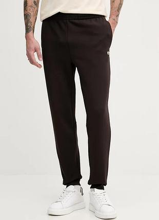 Urbanshop com ua lacosteспортивні штани чоловічі бавовняні коричневі regular waist xh9833 розміри запитуйте