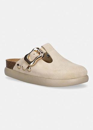 Urbanshop com ua schollшльопанці мюлі жіночі замшеві flora бежеві f007601171 розміри запитуйте