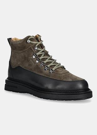 Urbanshop com ua gantшкіряні черевики gant hillprep колір зелений 31643121 розміри запитуйте
