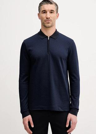 Urbanshop com ua bossбавовняний лонгслів boss h-peduzzi 06 колір синій 50549583 розміри запитуйте