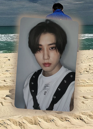Официальная кпоп карточка хан джисон han stray kids с альбома rock-star, скз skz#фор