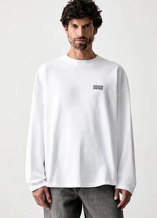Urbanshop com ua american vintageлонгслів чоловічий бавовняний білий mgix02b розміри запитуйте