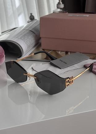 Окуляри міу miu black/gold mu 140av 5ak-101 61/17/128